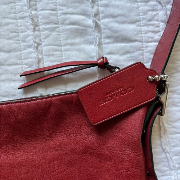 Coach Leather Shoulder Hobo Bag - Picture 2 of 7
